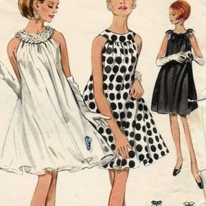 Vintage Bain De Nuit of Paris Black Chiffon Dress